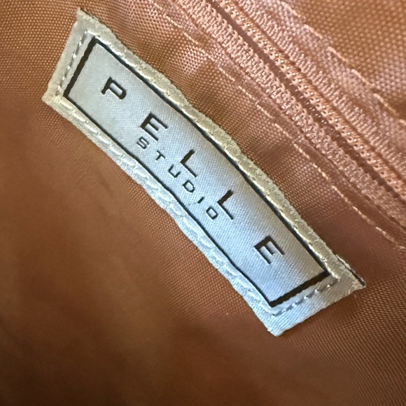 PELLE STUDIO ladies, genuine, leather tote, burgundy color, very good condition - Picture 10 of 16